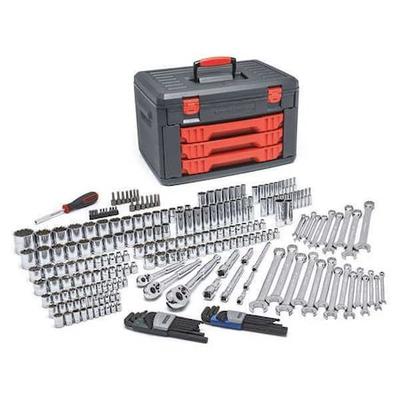 GEARWRENCH 80942 239 Piece Mechanics Tool Set in 3 Drawer Storage Box