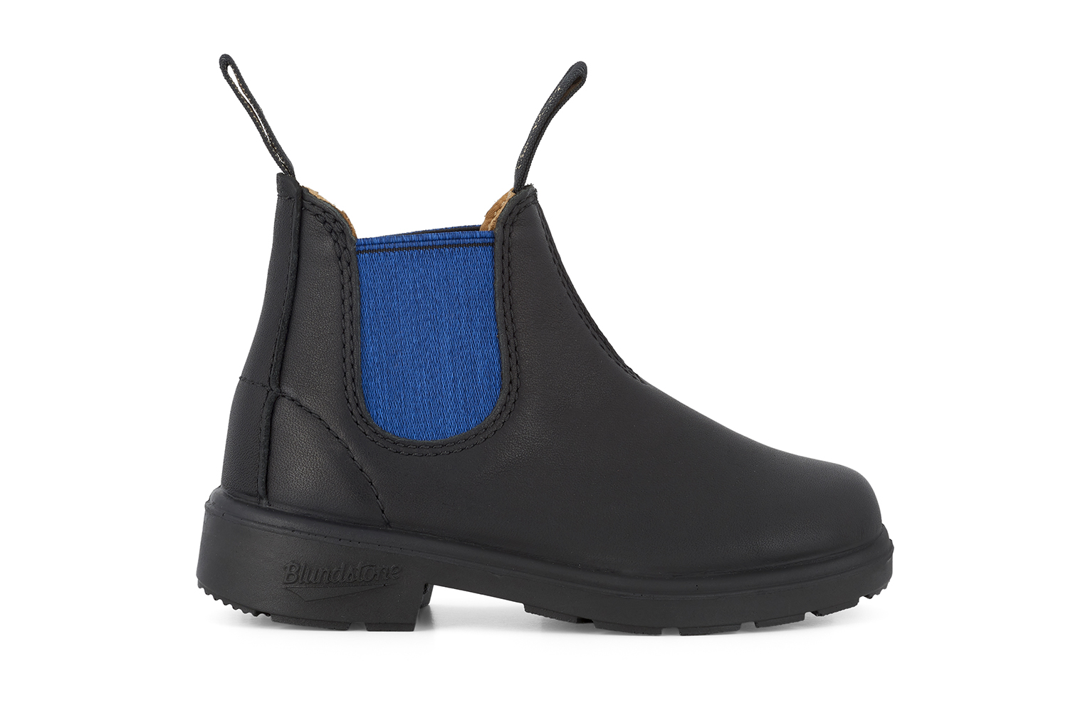 Blundstone #580 Kinder Chelsea-Stiefel Schwarz/Blau Image