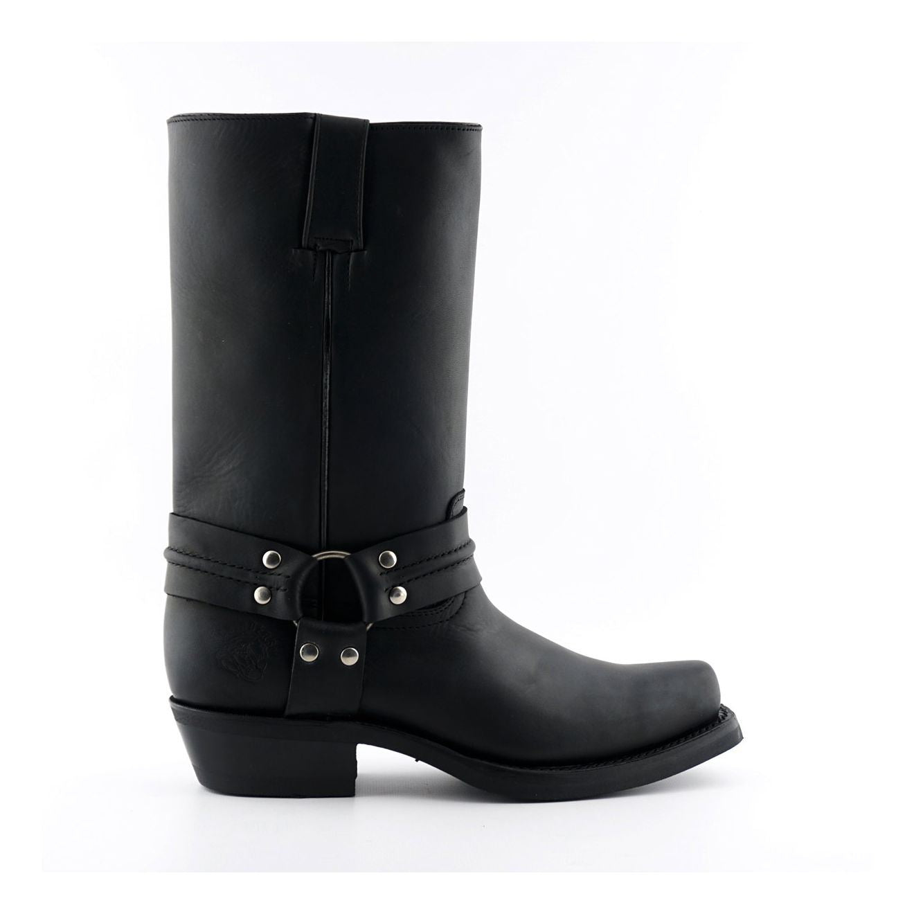 Grinders Unisex Schwarze Western-High-Lederstiefel - Renegade Hi