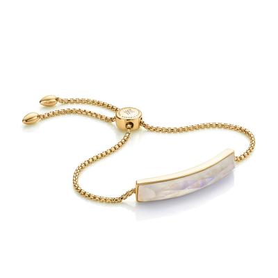 Gold Baja Facet Bracelet Moonstone