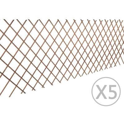 Vidaxl - Weidenzaun 5 Stk. 180x90 cm Image