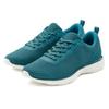 Sneaker LASCANA, Damen, Gr. 35, blau (petrol), Obermaterial: 100% Textilmaterial. Futter: 100% Textilmaterial. Decksohle: 100% Textilmaterial. Laufsohle: 100% Synthetik, unifarben, sportlich, Schuhe, Schnürhalbschuh, Halbschuh, Freizeitschuh...