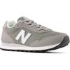 Sneaker NEW BALANCE "ML515", Gr. 41,5, grau (grau, weiß), Leder, Textil, sportlich, Schuhe