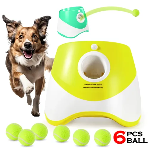 Hund Tennisball Launcher Hunde jagen automatische Spielzeuge automatische Spaß interaktive Maschine