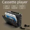 Nastro portatile AM/FM Radio Lettore musicale a cassetta retrò Walkman Registratori a nastro con