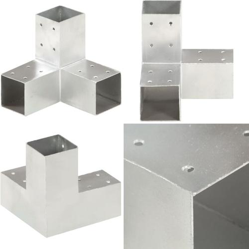 Pfostenverbinder Y-Form Verzinktes Metall 71 x 71 mm - Pfostenverbinder - Pfosten-Verbindungsstück