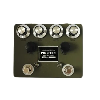 ZVEX BR0WNE PROTEIN Electric Guitar Overdrive Distortion Pedal, Original Clone,Hand Build By Xiao