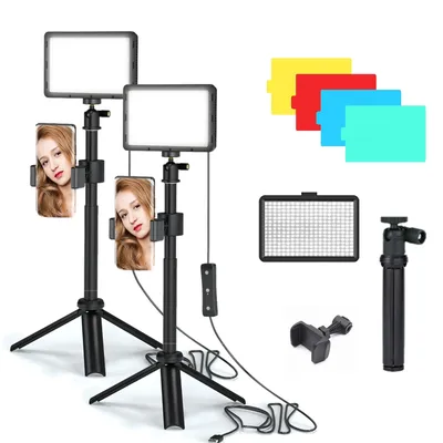 Photography LED Video Light Panel Lighting Photo Studio Lamp Kit For Shoot Live Streaming Youbube