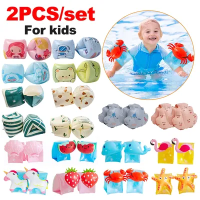 2pcs/set Arm Float Adult Kids Fashion Swimming Inflatable Arm Rings Floating Sleeve Swimming for