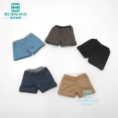 28cm Blyth Doll Clothes Fashion cuffed shorts, T-shirt, striped leggings