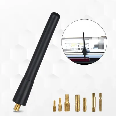 7.8 inch Universal Car Radio Antenna Mast FM AM Roof Mount Vehicle Antenna With 7 Screws Car