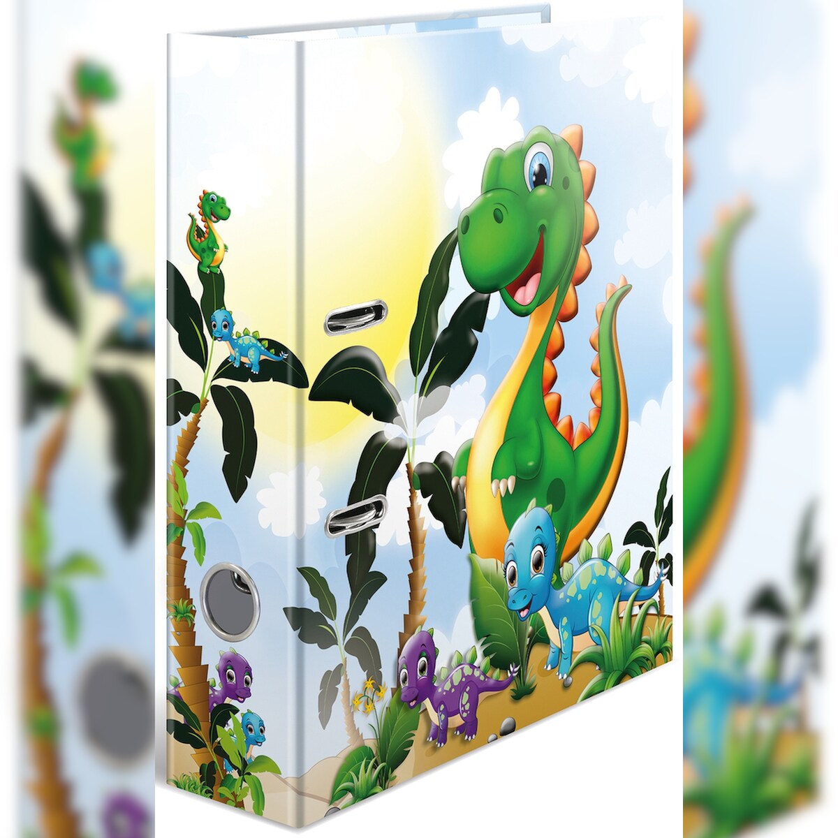 HERMA Motivordner A4 70mm Kindergarten Dinos Image