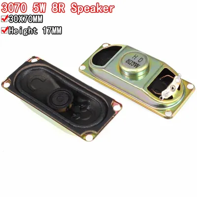2 teile/los 5W 8R Horn Lautsprecher LCD Monitor/TV 3070 Lautsprecher 8 ohm 5 Watt 30*70MM dicke 17MM Lautsprecher Diy Elektronische Image