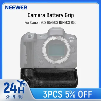 NEEWER Kamera Batterie Griff Grip Ersatz für BG-R10 Für Canon EOS R5 R5C R6 R6 Mark II spiegellose Kameras