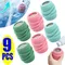 9/1pcs Lavatrice Palla per bucato Riutilizzabile Sfere per asciugatrice Palla per la pulizia dei vestiti Ammorbidente per tessuti Sfera dispenser per lavatrice