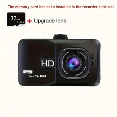 TEMU High-definition Recording With Wide-angle Single-lens Car Dvr In A Hidden Design