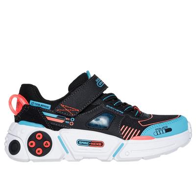 Skechers Boy's Game Kicks: Gametronix 2.0 Sneaker | Size 1.5 | Black | Synthetic/Textile | Machine Washable