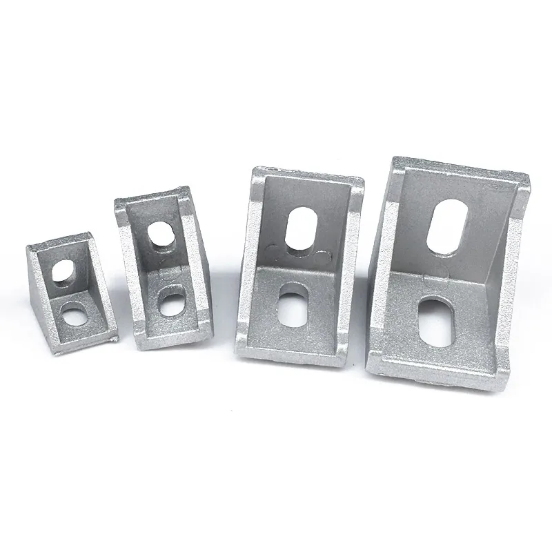 10Pcs Aluminium 2020 - 4545 Ecke Halterung Armaturen Ecke Winkel Halterung für Stecker Aluminium Profil CNC Router Image