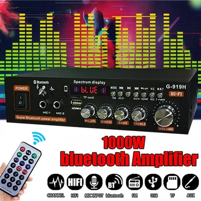 G-919H 1000W Home Power Verstärker Audio Bluetooth Amplificador Subwoofer Lautsprecher Theater Audio Sound System 220V/110V FM