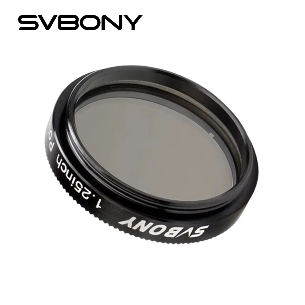 SVBONY Teleskopfilter 1,25/2 Zoll Linearer Polarisationsfilter aus eloxiertem Aluminium und optischem Glas für die Mond- und Planetenbeobachtung Image