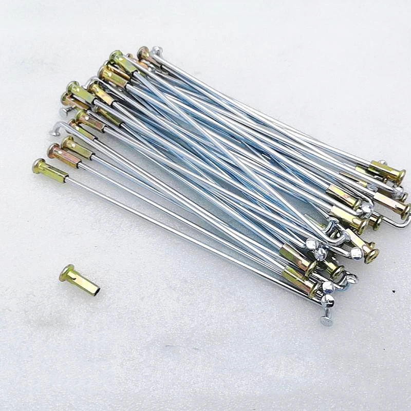 36 teile/los Off-road motorrad speichen 8G speichen verzinktem stahl draht durchmesser 3,0/3,5/3,8/4,0mm lange 145-190mm Image