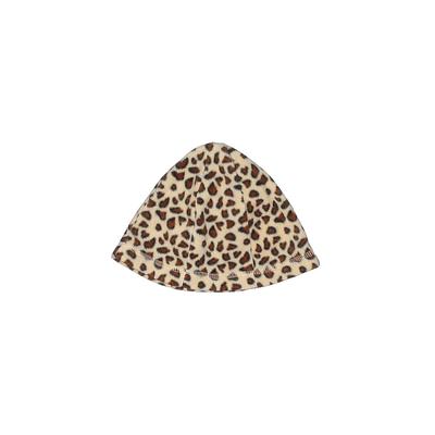 Beanie Hat: Tan Animal Print Accessories - Kids Girl's Size 14