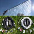 Pompa nebulizzante 12V 160PSI Booster ad alta pressione diaframma spruzzatore d'acqua nebulizzatore nebulizzatore atomizzatore linea Mister
