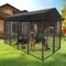 Gabbia per cani oversize, recinzione per animali domestici, box con tetto, per cuccia per animali