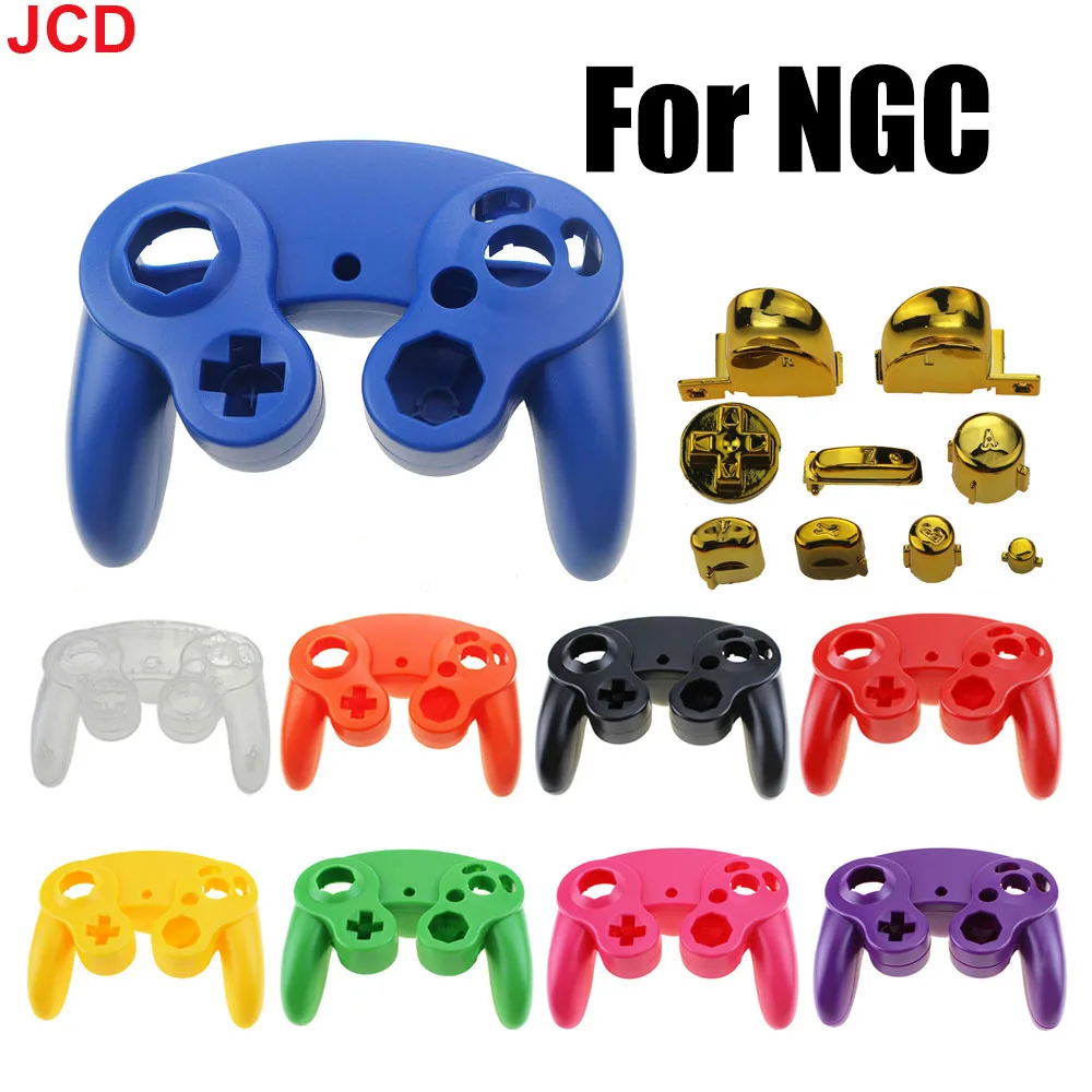 Jcd für gamecube controller shell für ngc gamecube konsole controller gehäuse abdeckung schutzhülle gamepad griff abdeckung shell Image