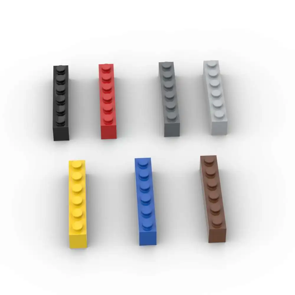 Moc 10pcs 3009 1x6 Ziegel Bausteine High-Tech-Platten brett montieren pädagogische Partikel Idee Spielzeug Kinder Geburtstags geschenk Image