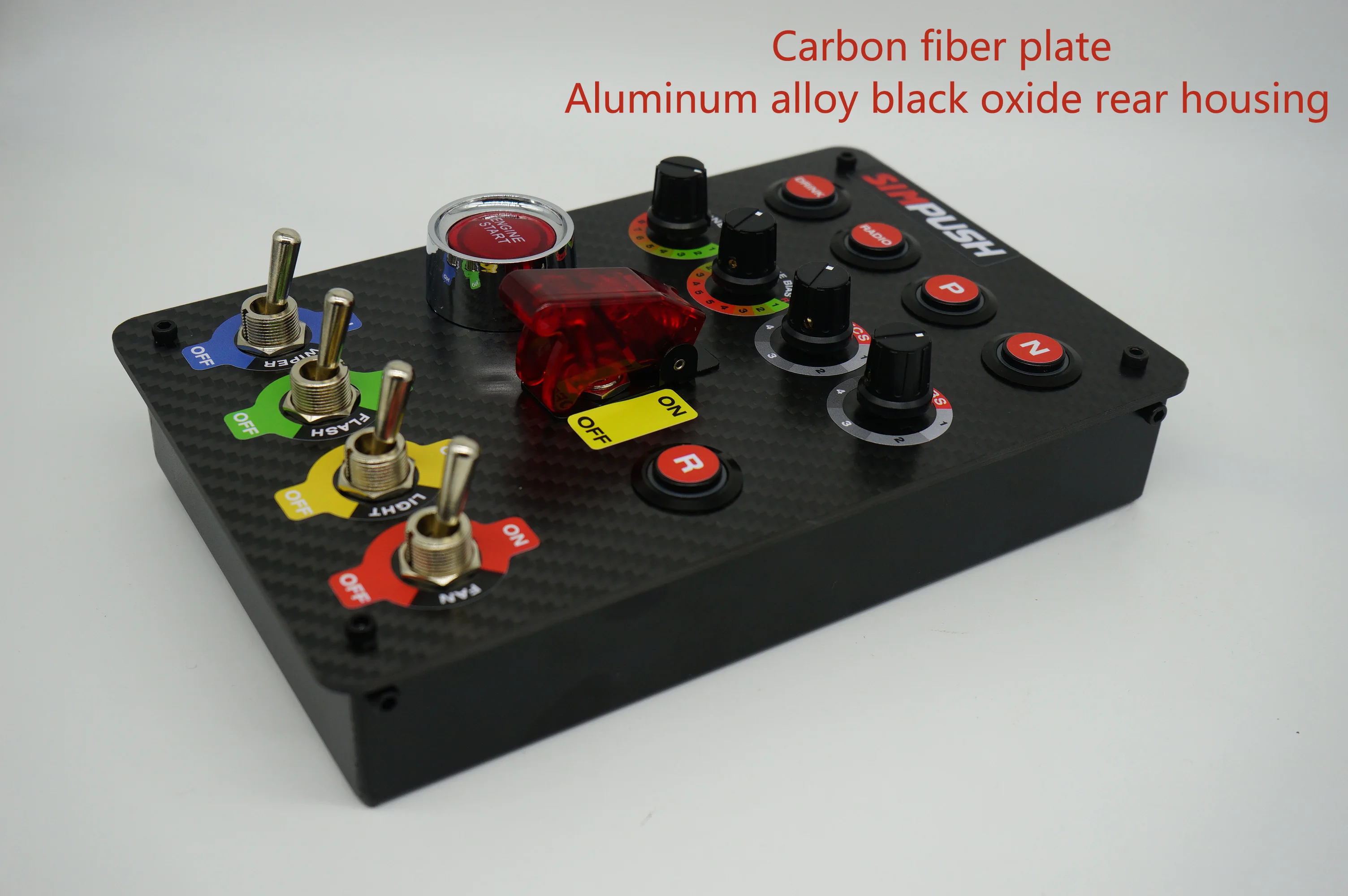 SIMPUSH Sim Racing Button Box SIMAGIC FANATEC THRUSTMASTER SIMUCUBE Image