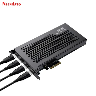 Ezcap335 pci-e 4ch hdmi pcie video aufnahme grabber board karte für multicam live streaming camcorder dslrs action kamera laptop Image