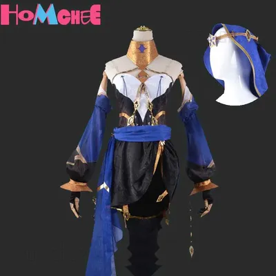 Layla Cosplay Kostüm Hut Kleid Sumeru Cryo Kopfbedeckung Plus Size Layla Genshin Cosplay für Frauen Image
