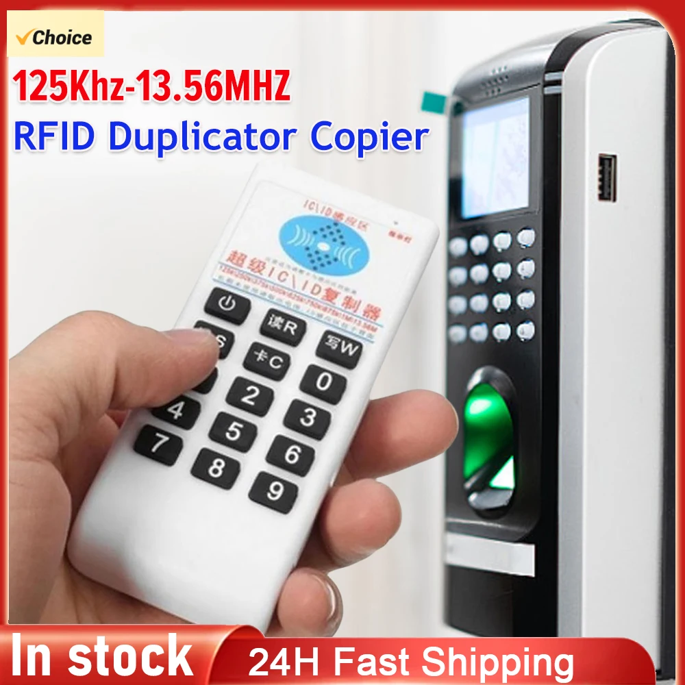 Rfid nfc ic kartenleser & schreiber 125khz-13,56 mhz zugriffs tag duplikator handheld rfid smart card leser ic id duplikator Image