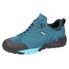Trekkingschuh WALDLÄUFER "H-Amiata", Damen, Gr. 6 (39), blau (türkis, kombiniert), Nubukleder, Gummi, Textil, sportlich, Schuhe, Freizeitschuh, Halbschuh, Schnürschuh mit TEX-Membran, H-Weite