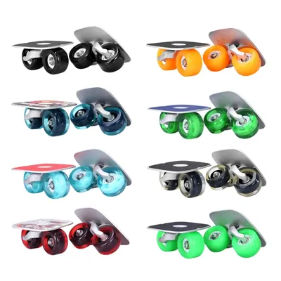 Portable Board, Roller Road Board Skates Anti- Skates Beginner board Professional Mini