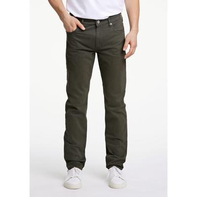 5-Pocket-Hose LINDBERGH "Lindbergh 5-Pocket Jeans", Herren, Gr. 38, Länge 30, grün (army), Oberstoff: 97% Baumwolle, 3% Elasthan, Hosen Image