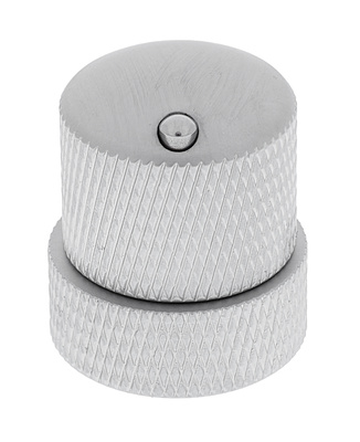 Warwick Stacked Dome Knob CI Sat Chrom