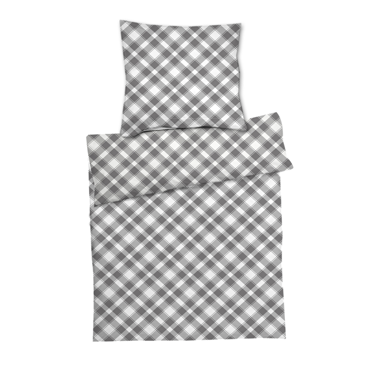 2er Mikrofaser Seersucker Bettwäsche Bettzeug Reißverschluss 135x200cm Image