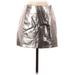 MISTRESS ROCKS LOS ANGELES Casual Skirt: Silver Bottoms - Women's Size Small