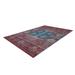 Red 75 x 51 x 0.4 in Area Rug - Bungalow Rose Rectangle Hisela Area Rug w/ Non-Slip Backing Cotton | 75 H x 51 W x 0.4 D in | Wayfair