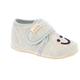 Living Kitzbühel - Kid's Babyklett Frottee Smiley - Hüttenschuhe 22 | EU 22 grau/beige