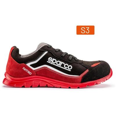 Nitro S3 src Arbeitsschuhe - 45 eu - Black / Red - Sparco Image