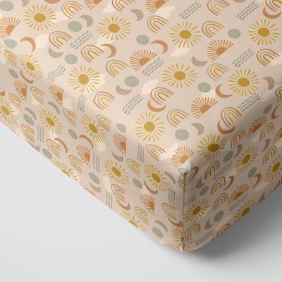 Desert Sunrise Fitted Crib Sheet - Standard