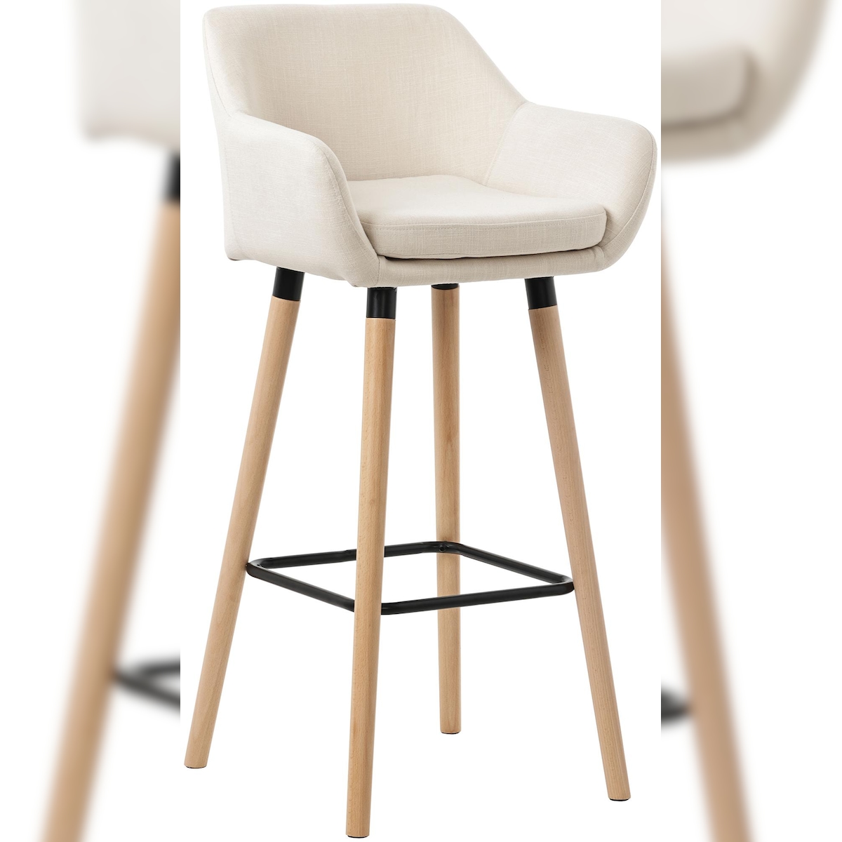 CLP Barhocker Grant Stoff beige Image