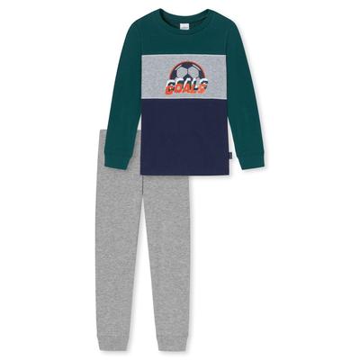 Schiesser Jungen Schlafanzug Lang Pyjama Mehrfarbig