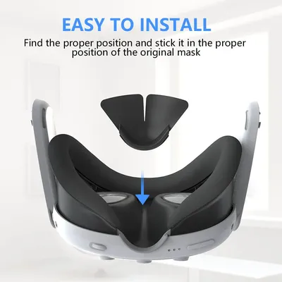 Durable Silicone Nose Pad Cushion For Meta Quest 3 Nose Bridge Protective Cover Accessories Durable Silicone Nose Pad