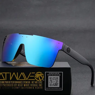 Heat wave best-selling square one-piece goggles for men women high-quality genuine film outdoor
