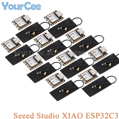 10pcs/1pc Seeed Studio XIAO ESP32C3 BLE WIFI Wireless Development Board Module ESP32 ESP32-C3 Tiny