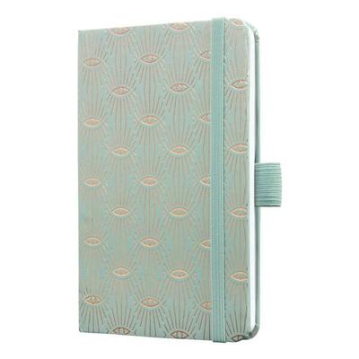 Wochenkalender »Jolie Mystic Aquamarin 2025« A6 Hardcover blau, Sigel, 9.5x15x1.6 cm